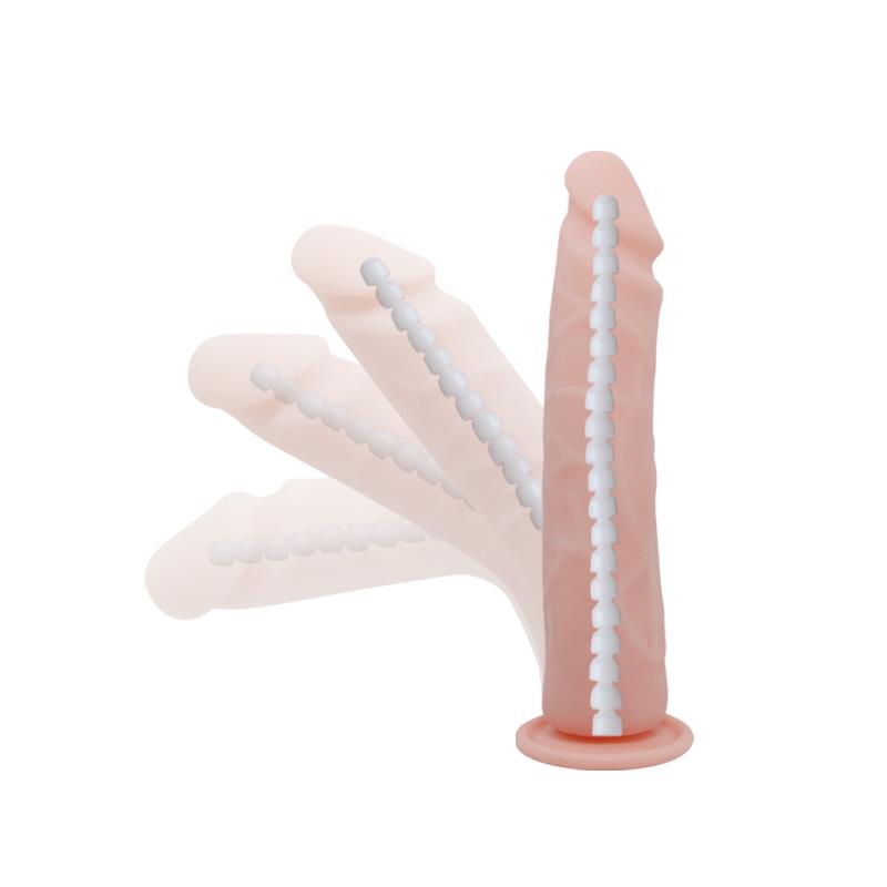 Dildo con Ventosa Color Natural 23,5 cm - Imagen 3