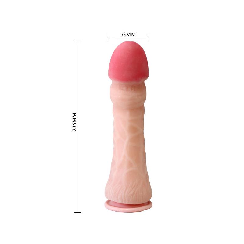 Baile Dildo con Ventosa Color Natural 23.5 cm - Imagen 5