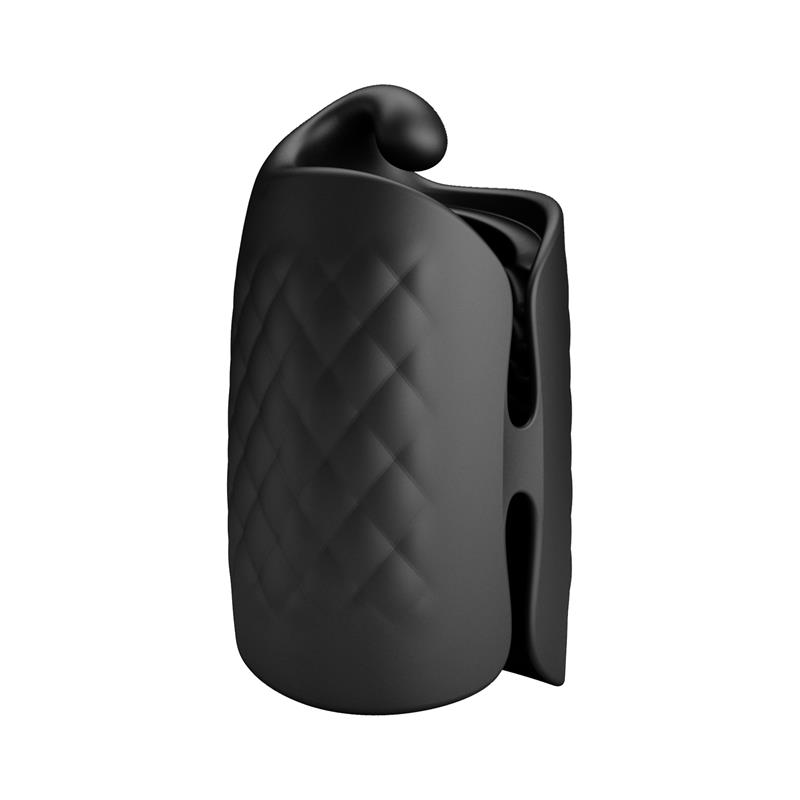 Black Glans Trainer Masturbador Manual con Vibración - Imagen 5