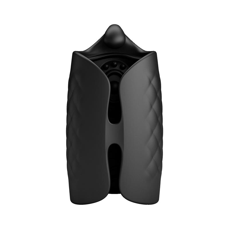 Black Glans Trainer Masturbador Manual con Vibración - Imagen 6