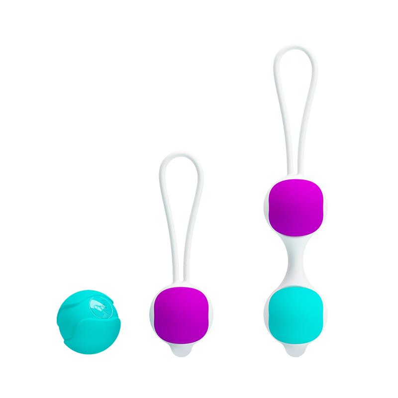 Bolas Kegel Orgasmic Balls Rosa y Azul - Imagen 3