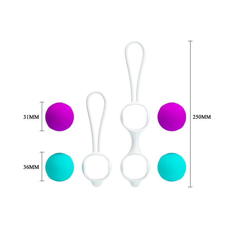 Bolas Kegel Orgasmic Balls Rosa y Azul - Imagen 6