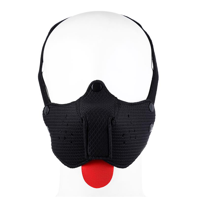 Bozal de Perro de Neopreno Desmontable Ajustable Negro - Imagen 5