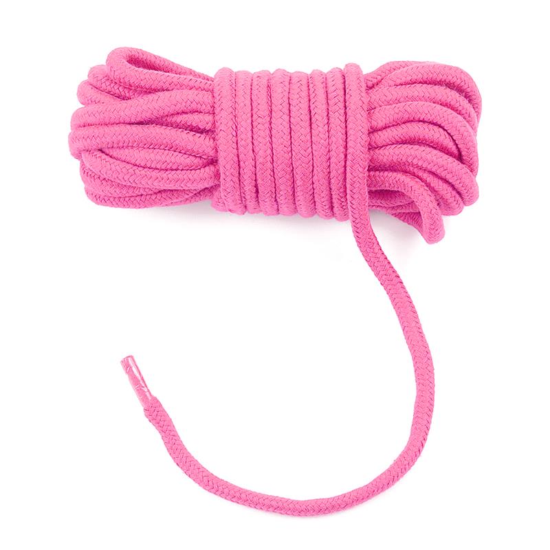 Cuerda Bondage Suave Rosa - Imagen 4