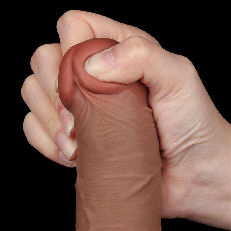 Dildo Sliding Skin 8 Marrón - Imagen 17