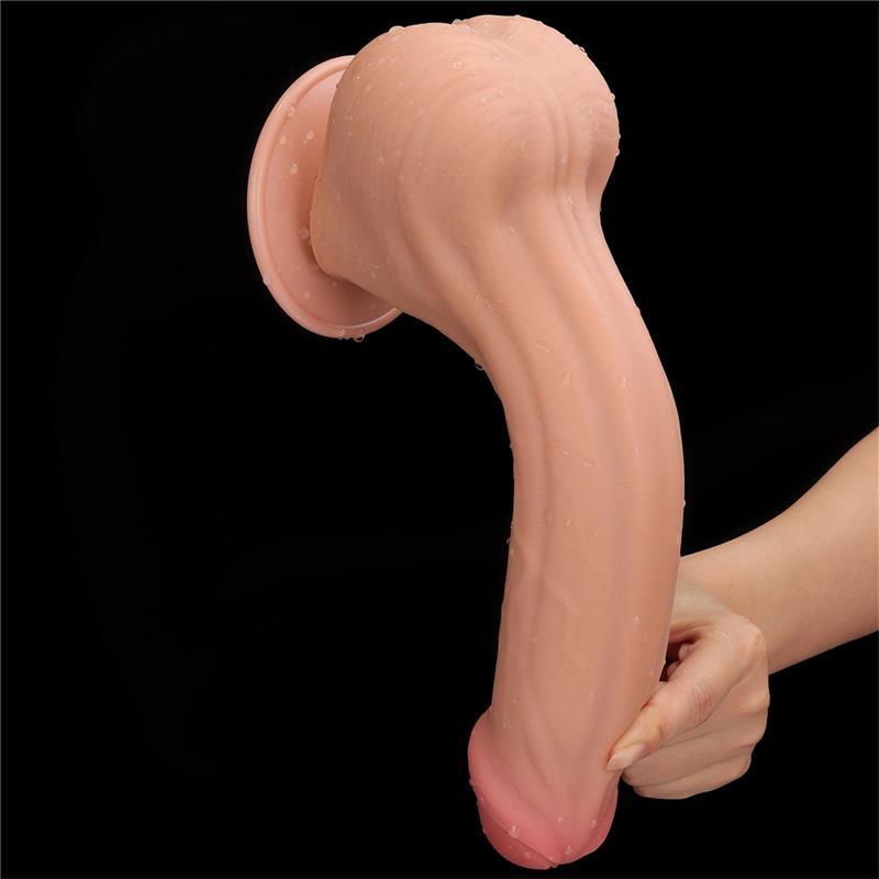 Dildo Dual Layer Piel Retractil 11.5 - Imagen 5