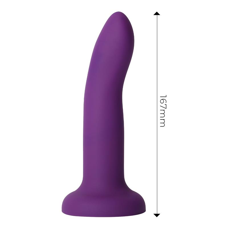 Dildo que Cambia de Color de Púrpura a Rosa Talla M 17 cm - Imagen 7