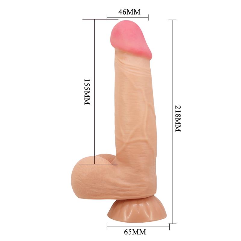 Dildo Realista Piel Deslizante 21.8 cm - Imagen 19