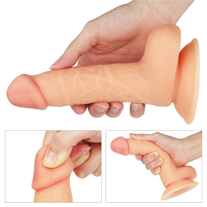 Dildo The Ultra Soft Dude 8 Natural - Imagen 7
