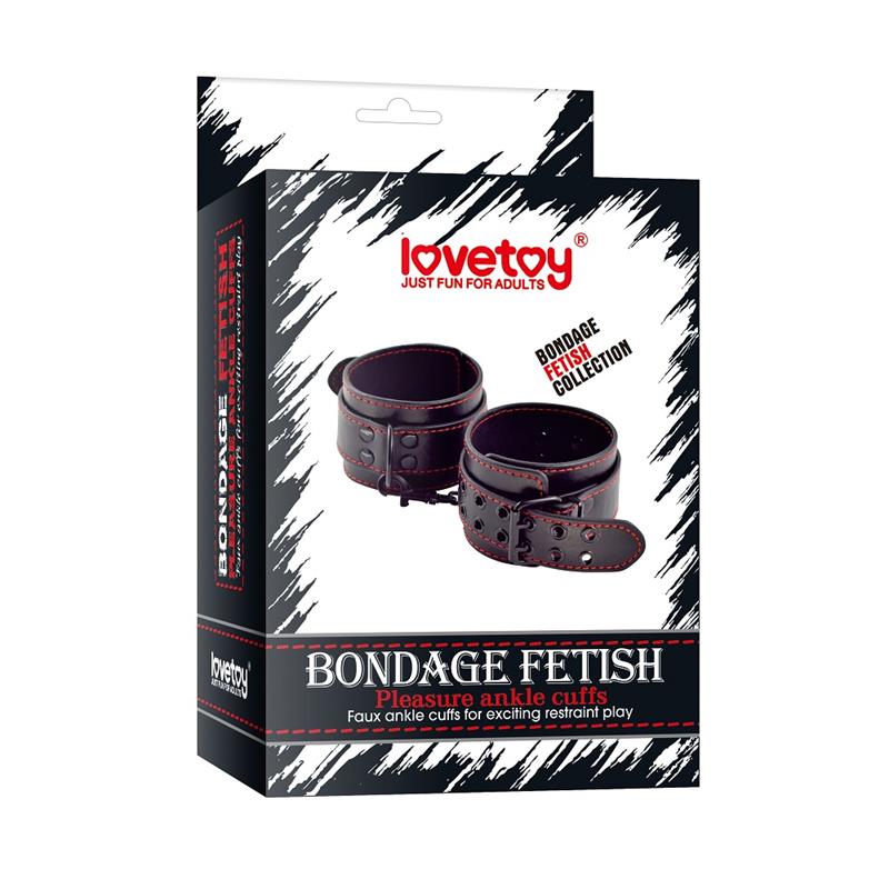 Esposas de Tobillos Bondage Negro - Imagen 8