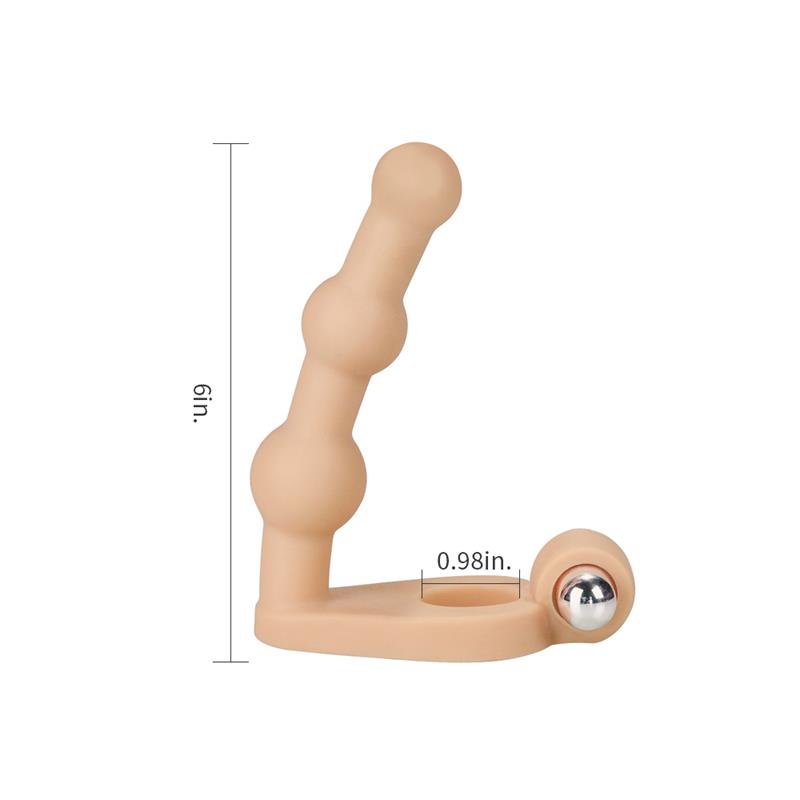 Estimulador Anal The Ultra Soft Bead 6 con Vibración Natural - Imagen 7