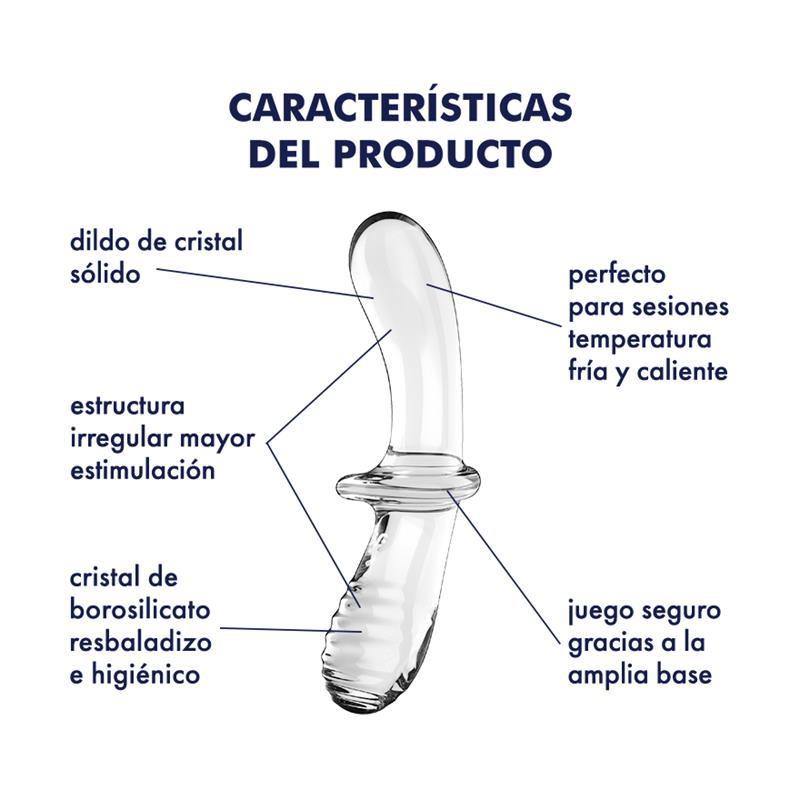 Estimulador de Cristal Double Crystal Hot and Cold Transparente - Imagen 6