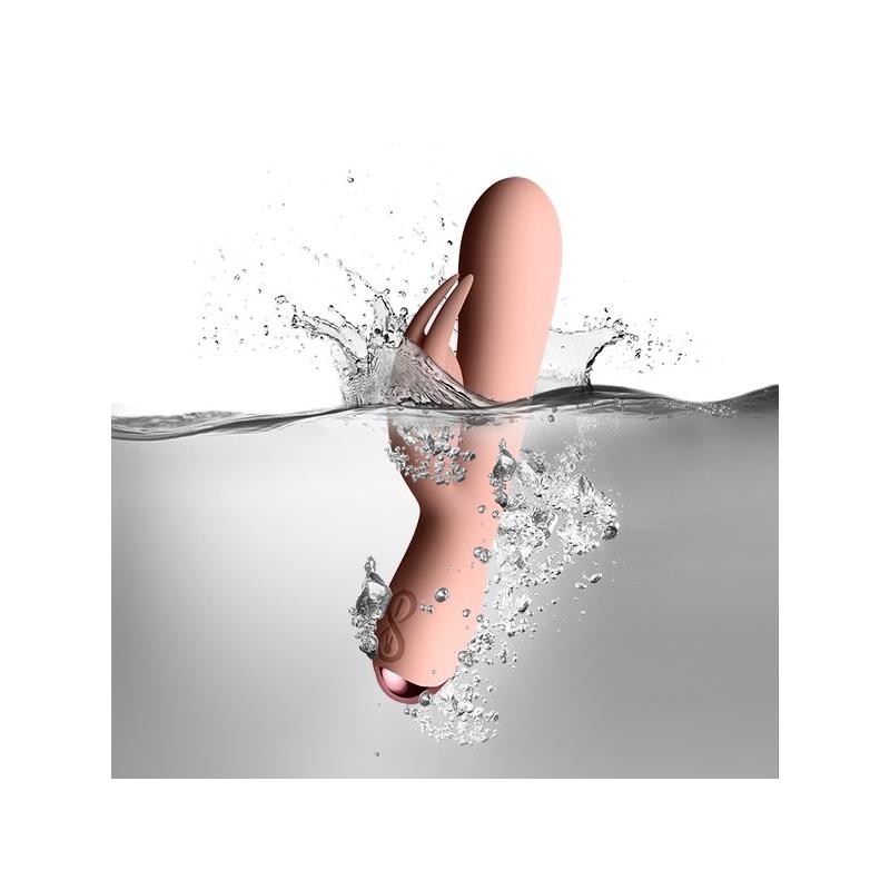 Flutter Rabbit Vibrador con Conejito 2 Motores Rosa - Imagen 4