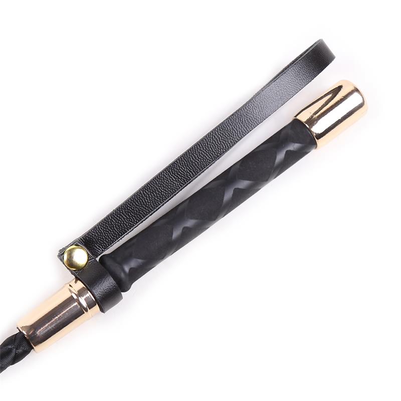Fusta Clásica Negro y Dorado 30 cm - Imagen 6