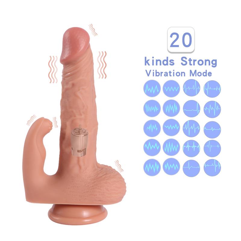 Haydon Dildo con 20 Modos de Vibración y Estimulador de Clítoris - Imagen 9