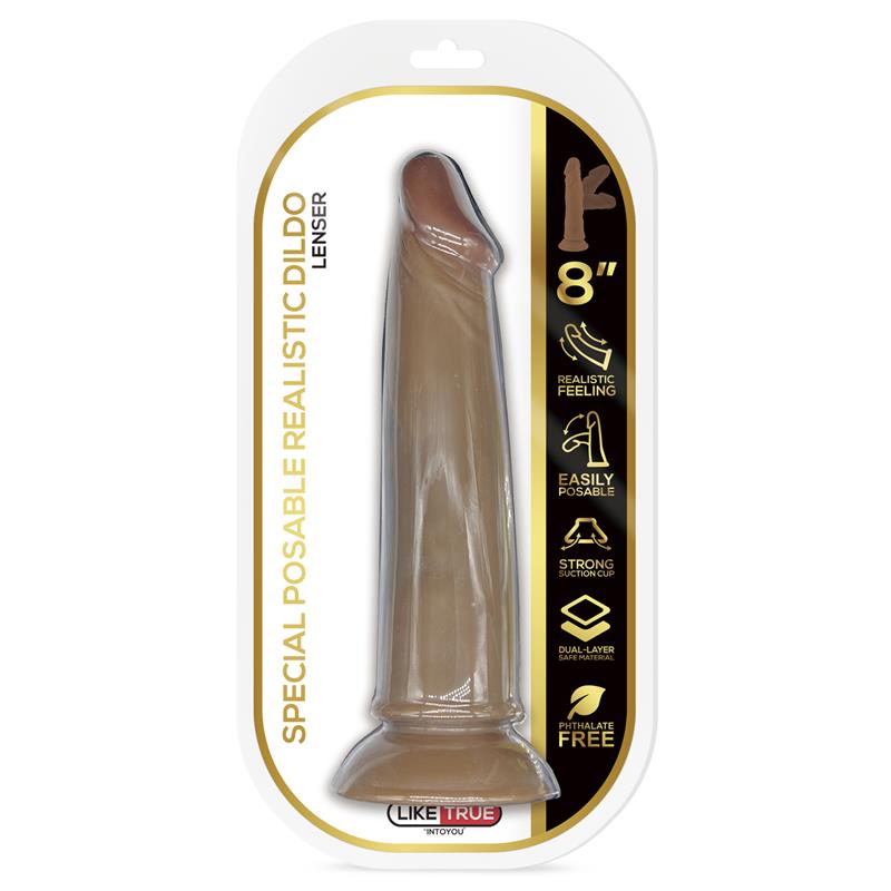 Lenser Dildo Realista Articulable-Posable Dildo 8 Marrón - Imagen 8