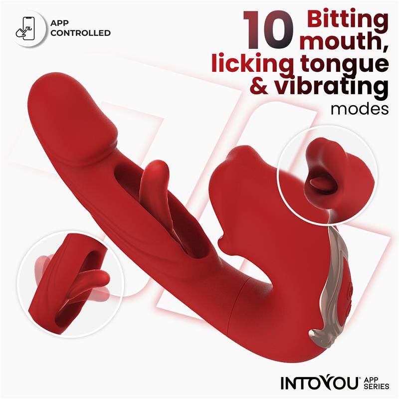 Mouty Vibrador con Función de Mordisqueo y Flipping con App - Imagen 34