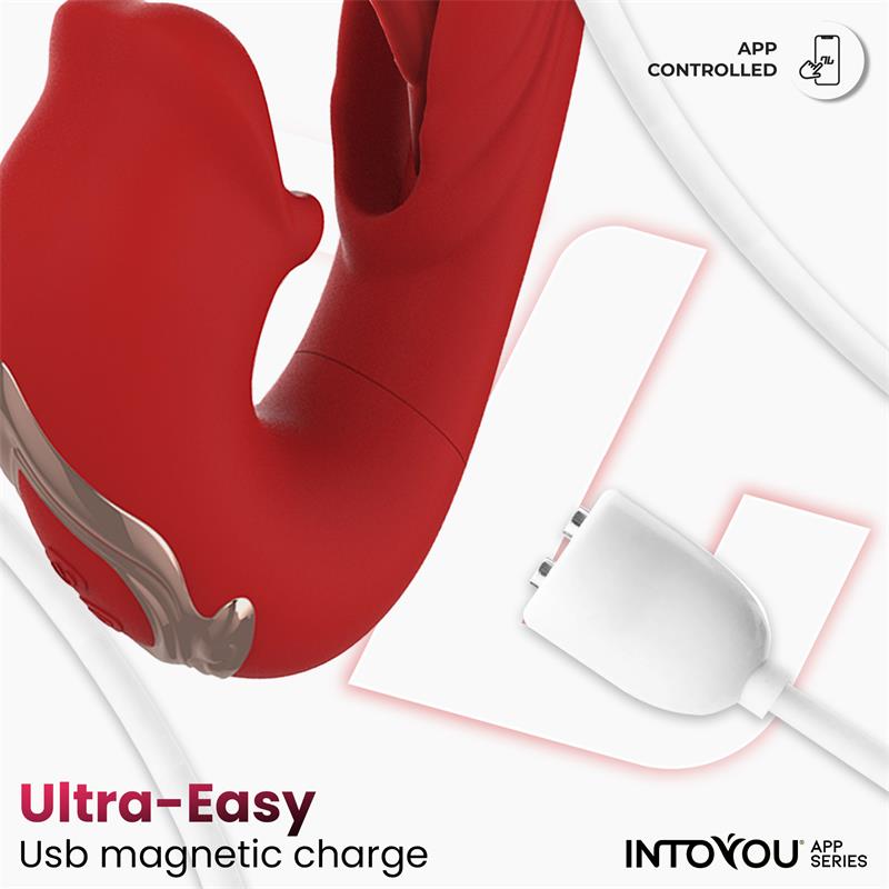 Mouty Vibrador con Función de Mordisqueo y Flipping con App - Imagen 37