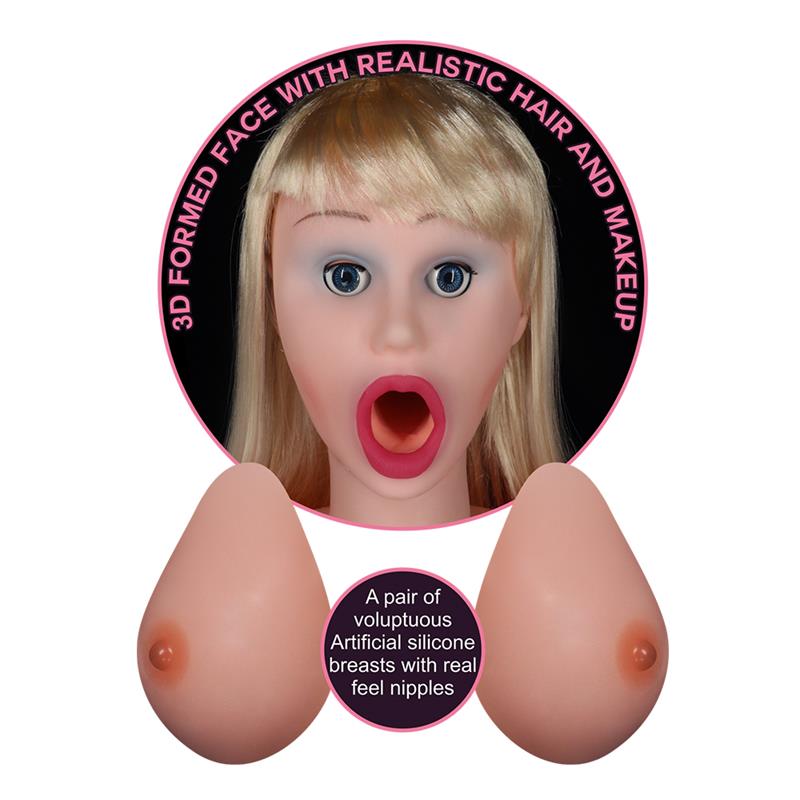 Muñeca Inflable Boobie Super Love Doll - Imagen 4