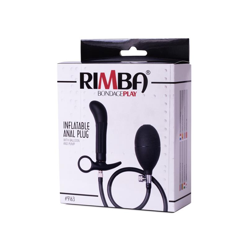 Plug Anal Inflable con Bomba Negro - Imagen 4