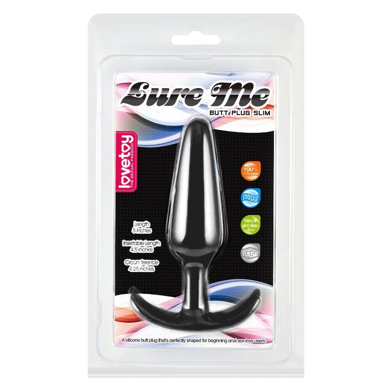 Plug Anal Lure Me Talla L Negro - Imagen 9
