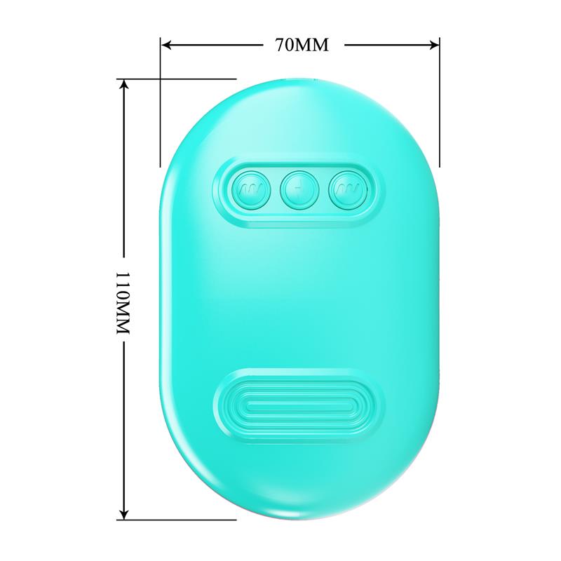 Surprise Box Huevo Vibrador y Pinzas para Pezones con Electro Estimulación Azul - Imagen 9