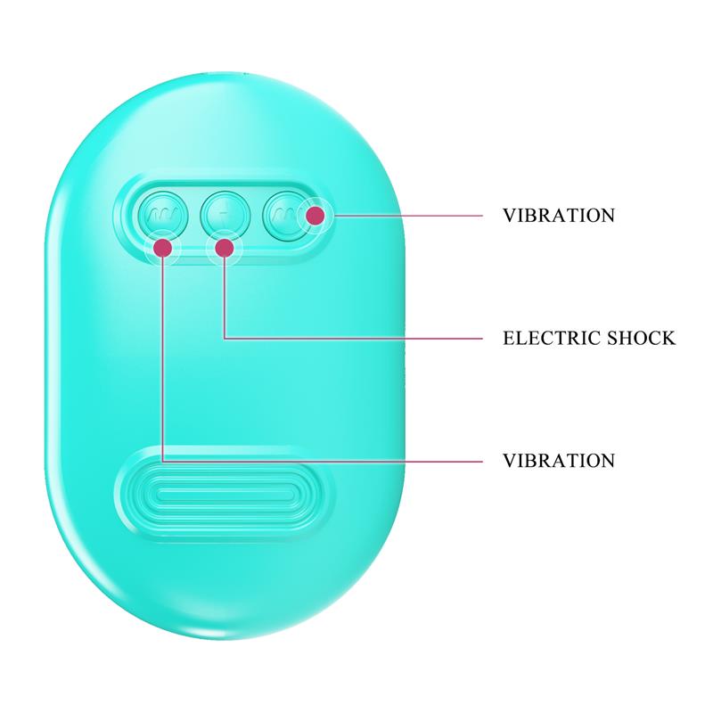 Surprise Box Huevo Vibrador y Pinzas para Pezones con Electro Estimulación Azul - Imagen 11