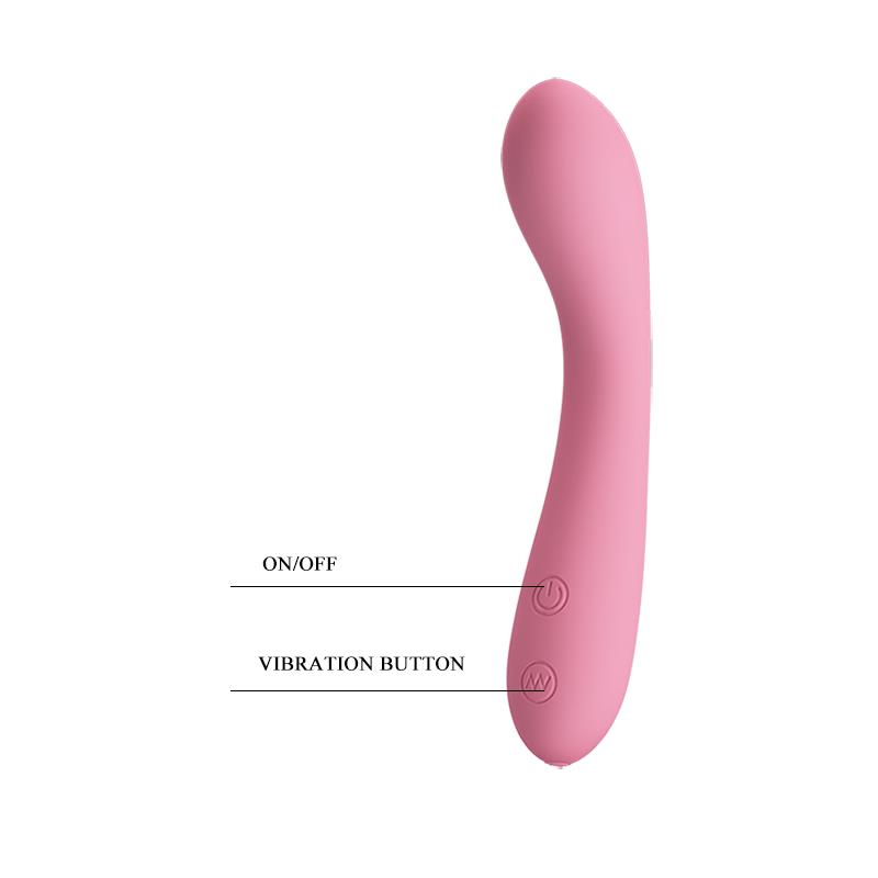 Vibrador Gloria Color Rosa Claro - Imagen 7