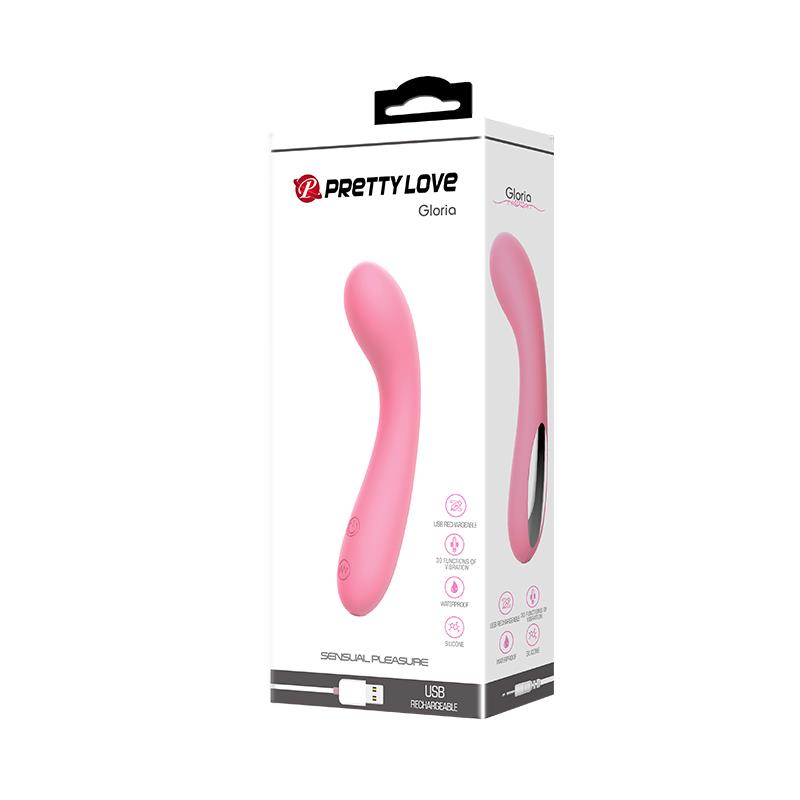Vibrador Gloria Color Rosa Claro - Imagen 10