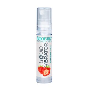 Vibrador Líquido Base Agua Fresa 10 ml