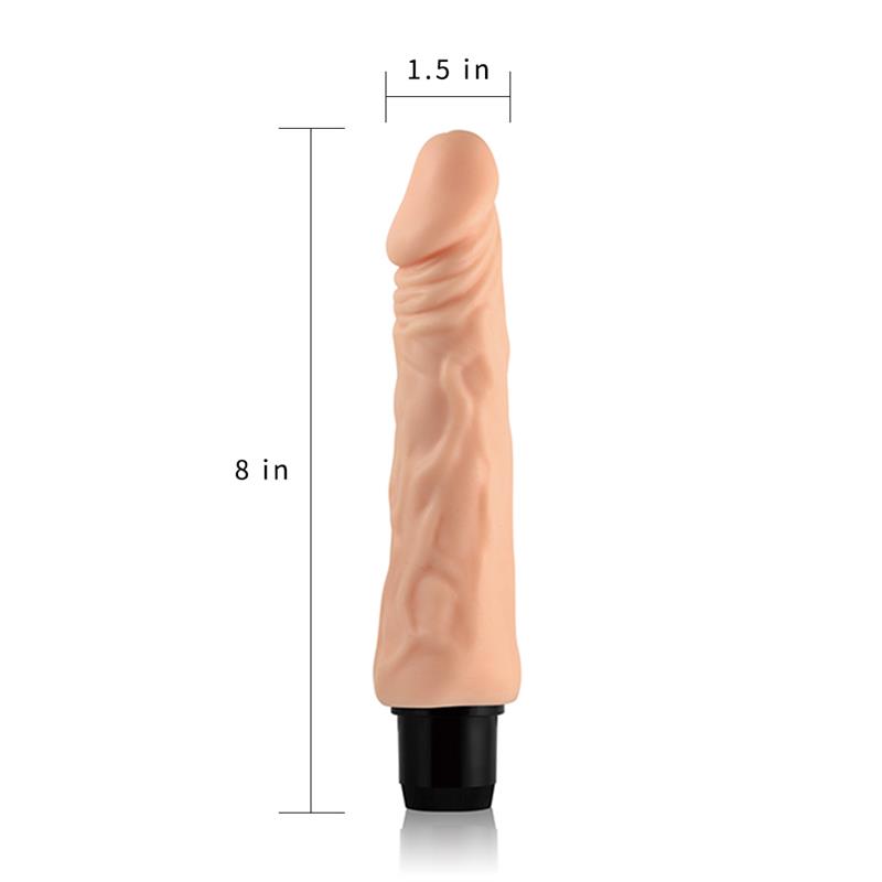 Vibrador Real Feel 8 Natural - Imagen 7