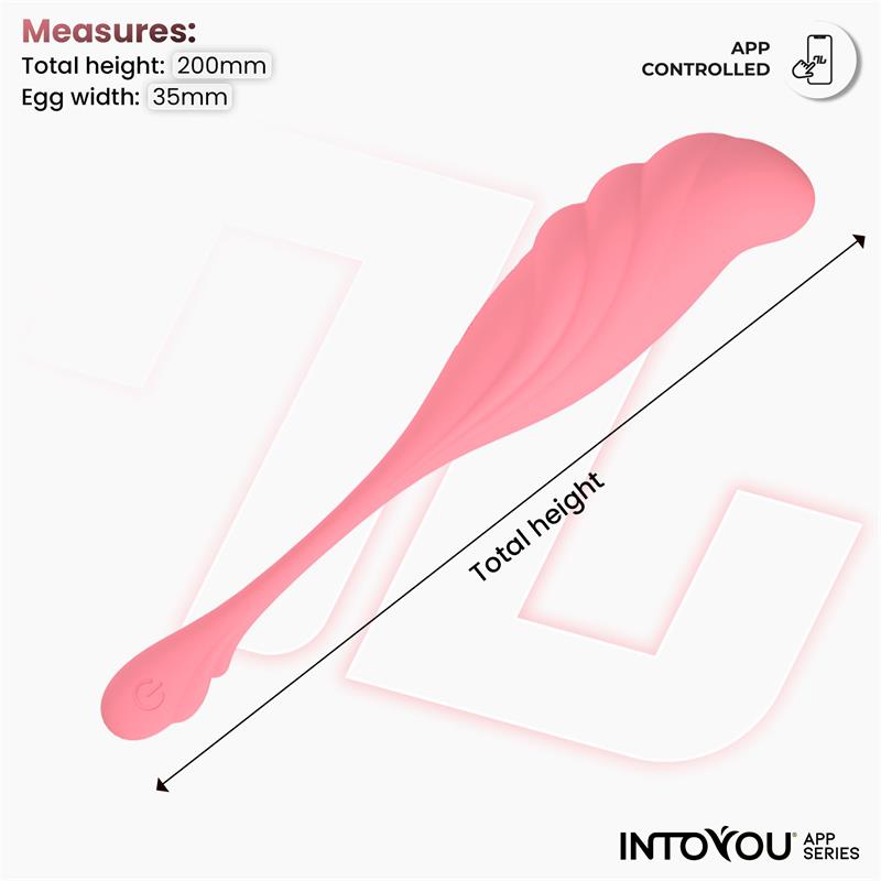 Huevo Vibrador con Movimiento Waving con APP USB - Imagen 26