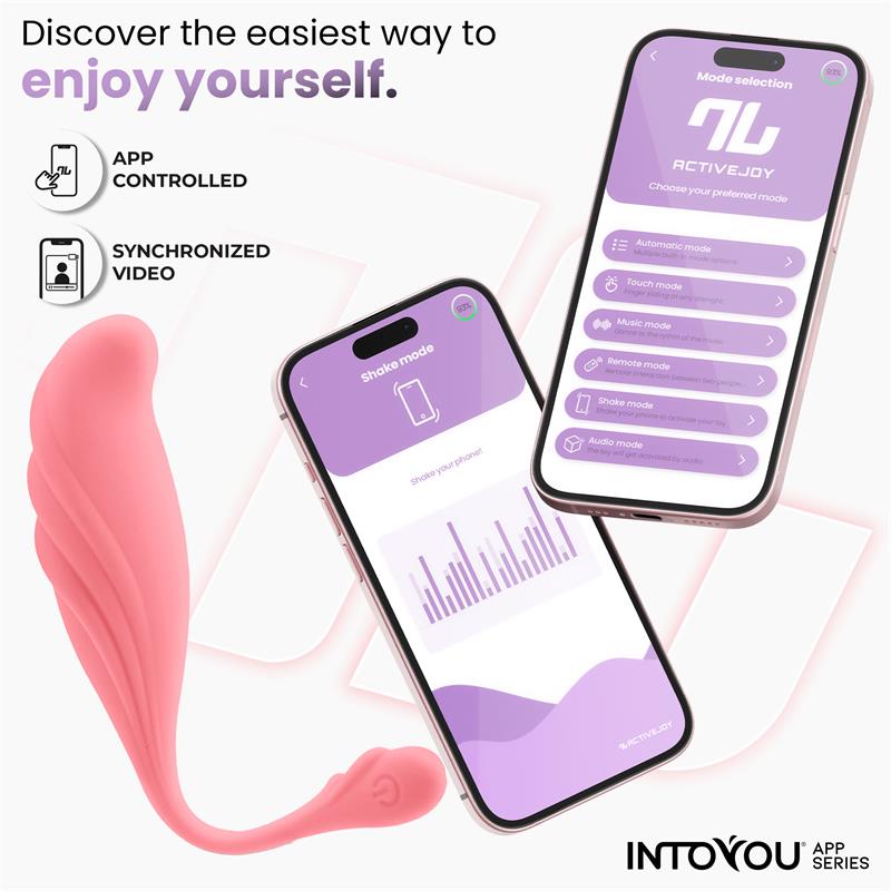 Huevo Vibrador con Movimiento Waving con APP USB - Imagen 35