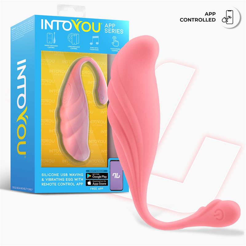 Huevo Vibrador con Movimiento Waving con APP USB - Imagen 34