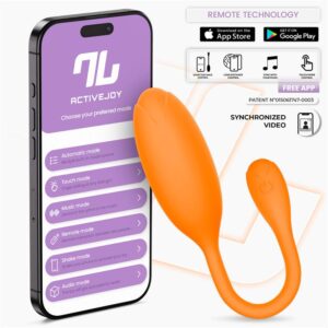 Logan Huevo Vibrador con APP Unibody Naranja