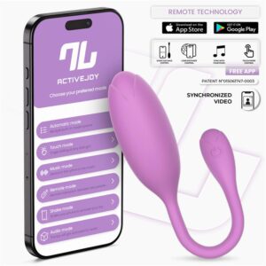 Logan Huevo Vibrador con APP Unibody Púrpura