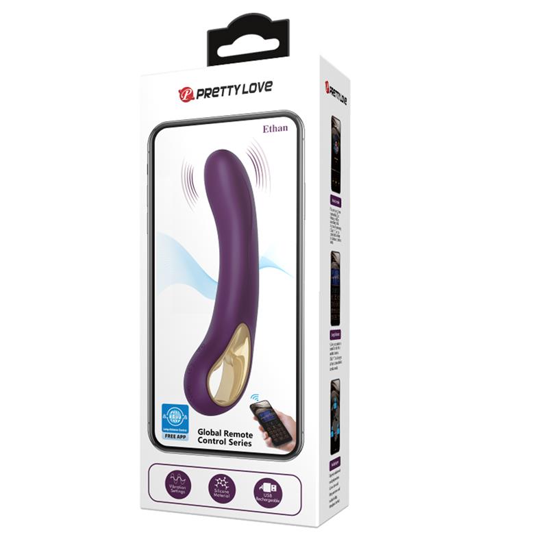 Ethan Vibrador con APP Púrpura - Imagen 19