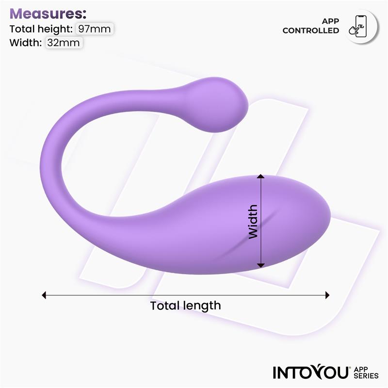 Bulby Huevo Vibrador con APP Lavanda - Imagen 11