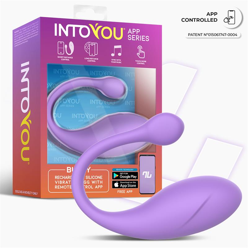 Bulby Huevo Vibrador con APP Lavanda - Imagen 18
