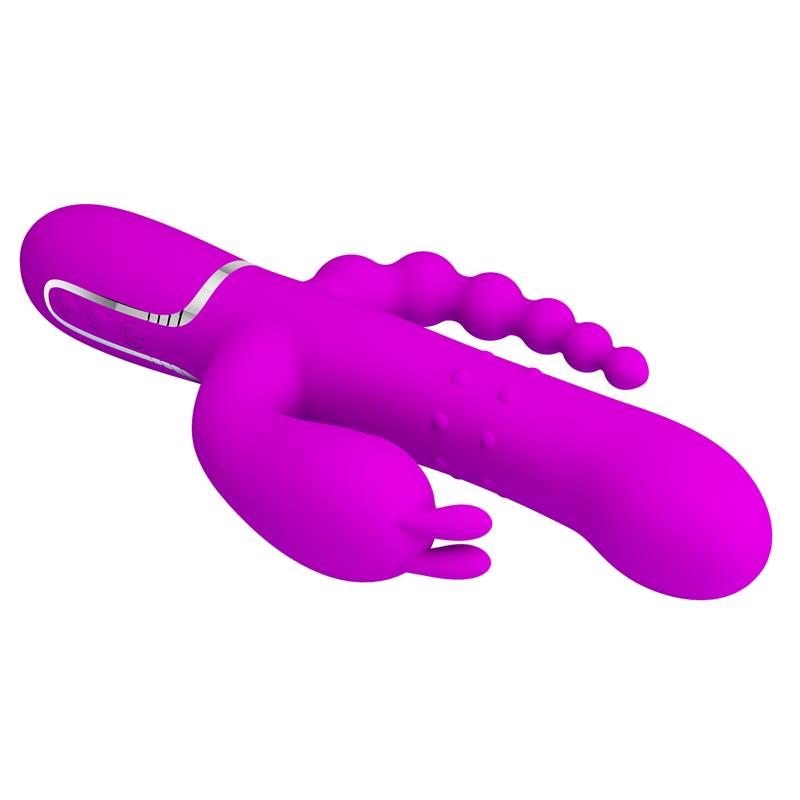 Cammy 4 in 1 Vibrador con Bolas Rotadoras y Cadena Anal - Imagen 7