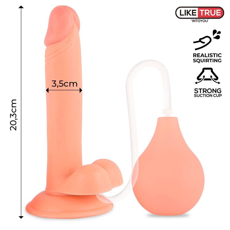 Squirtz Dildo Eyaculador - Squirting 8 - 20.3 cm - Imagen 6