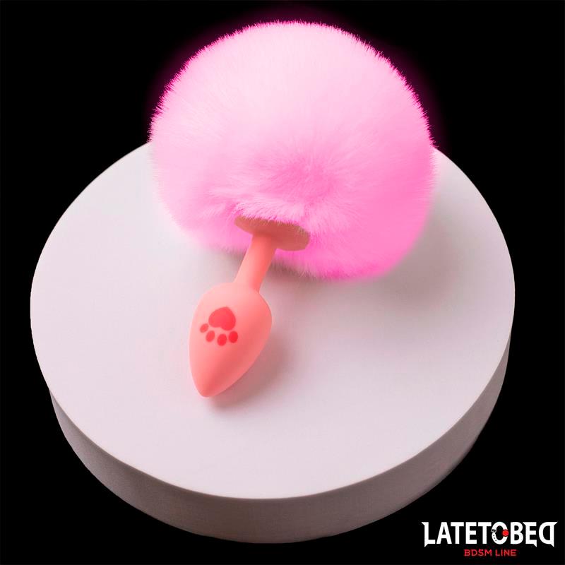 Plug de Silcona con Pompón Rosa - Imagen 14