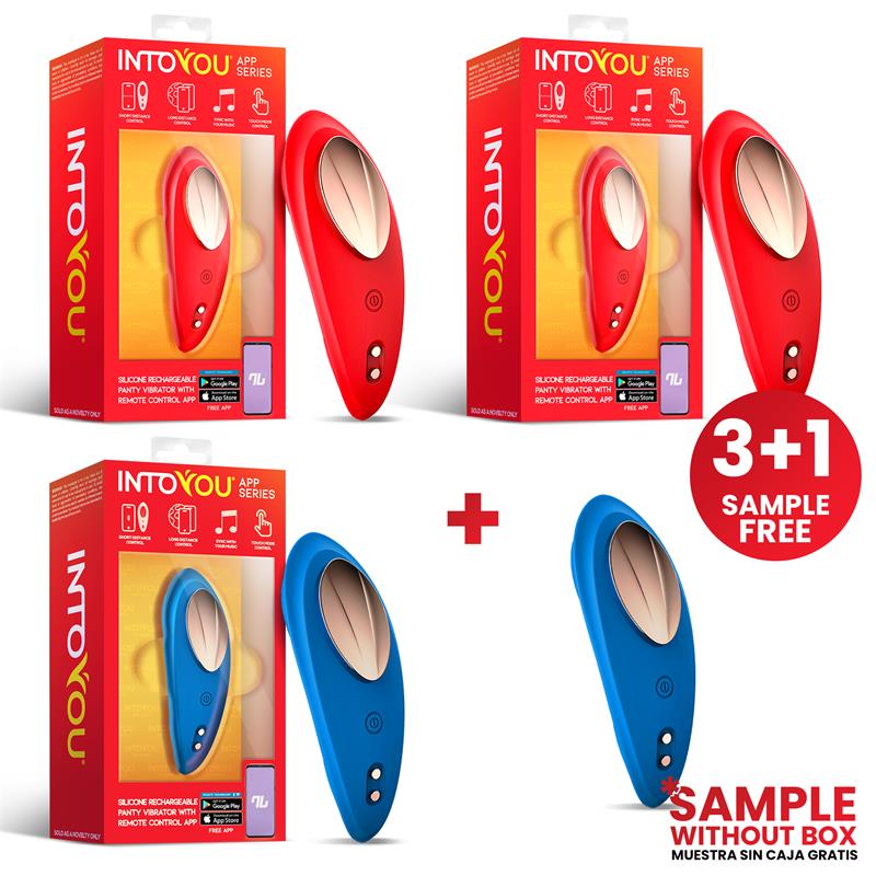 Pack 3+1 Vibrador de Braguitas con APP