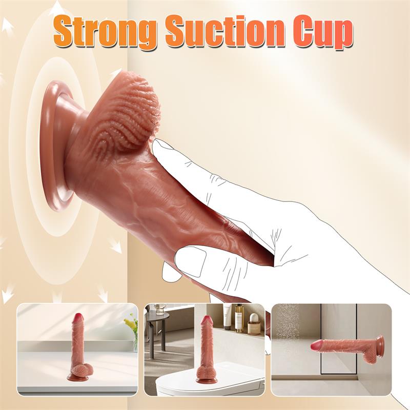 Marvin Dildo con Thrusting y Vibración 8.07 - Imagen 7