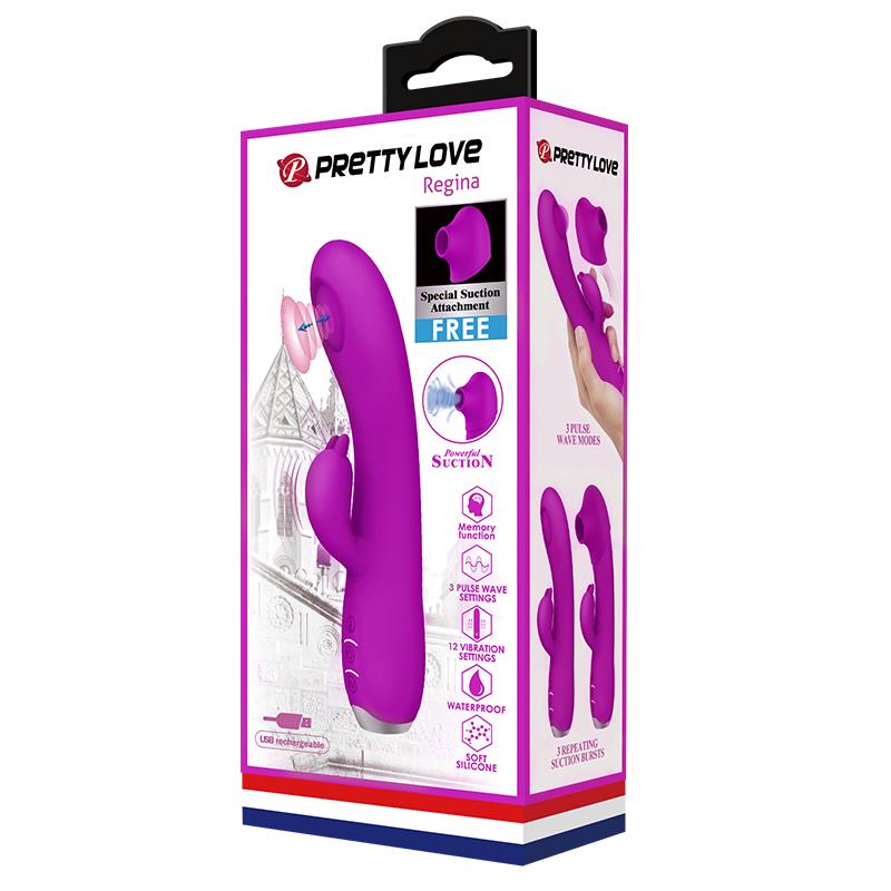 Regina Vibrador con Succión y Tapping - Imagen 6