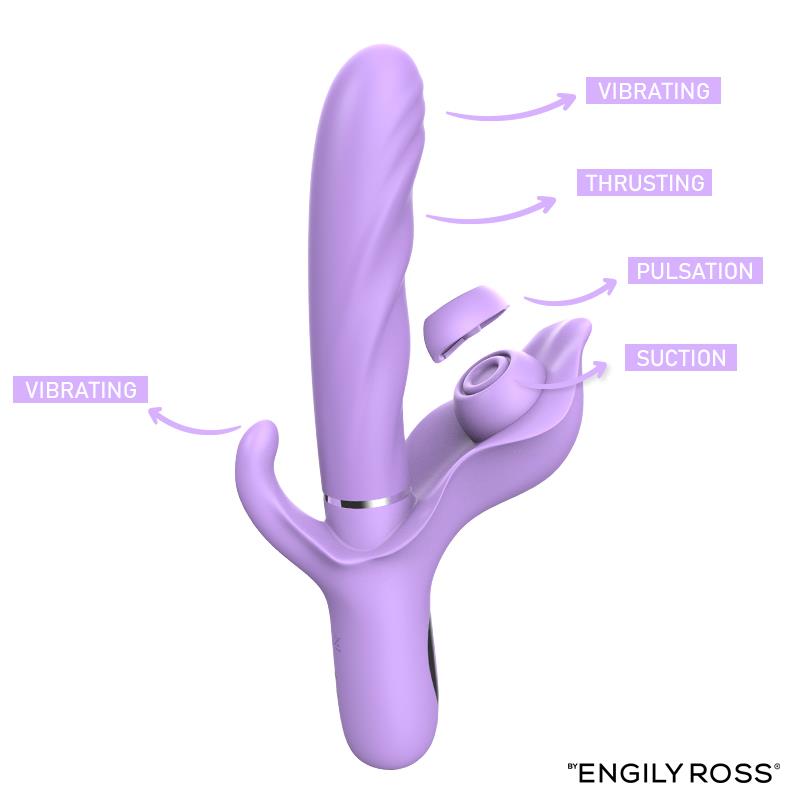 Apollo Vibrador con Thrusting, Tapping y Succión - Imagen 3