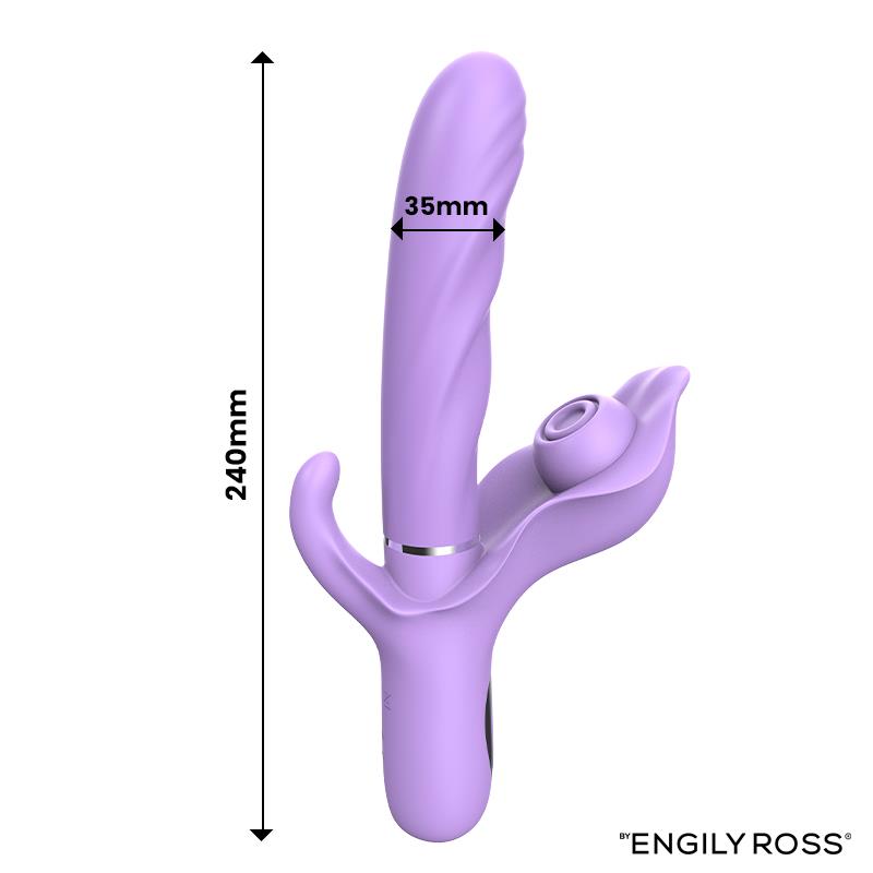 Apollo Vibrador con Thrusting, Tapping y Succión - Imagen 11