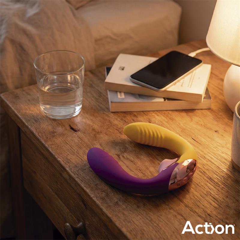 Two Lovers 3 in 1 Vibrador con Finger y Succión - Imagen 8
