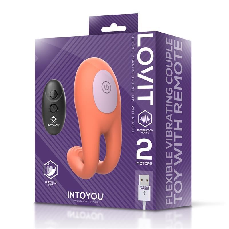 Lovit Vibrador de Pareja Flexible con Control Remote - Imagen 14