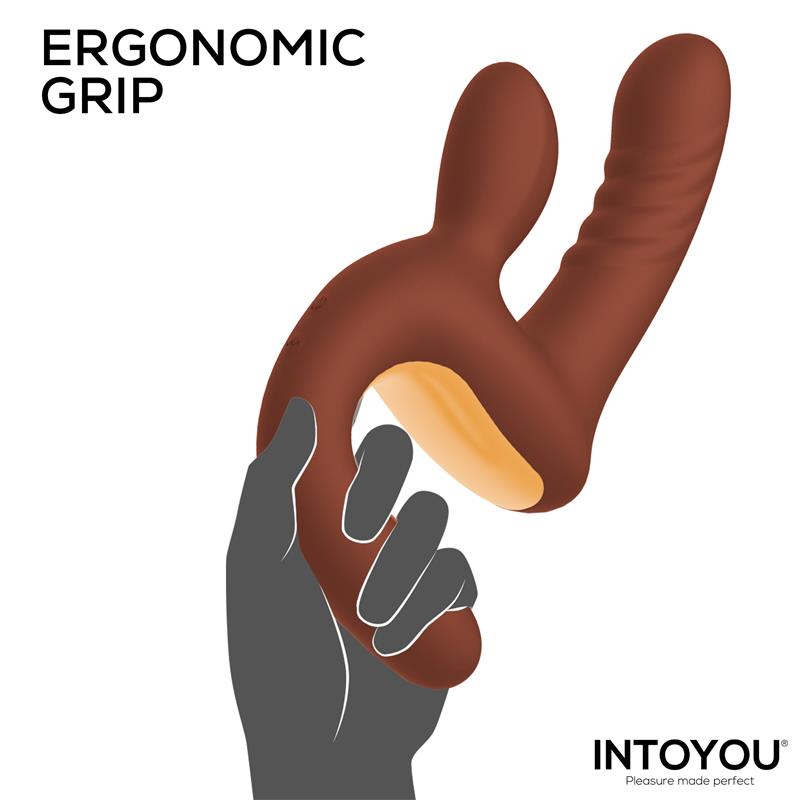 Mocca Vibrador con Thrusting y Mango Ergonómico USB - Imagen 5